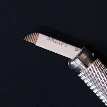 100 kozarcev Lamina Tebori 12 14 Flex Microblading Pin 0,20 mm Tatoo Igle Rezila Za Brezplačna Dostava