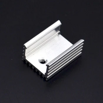 10pcs hladilnega telesa 15*10*20 MM, (srebro) visoke kakovosti radiator preprosto-220 tranzistor in druge posebne
