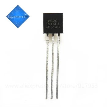10pcs/veliko Senzor Elektronski čip DS18B20 to-92 18B20 Senzor Temperature IC 18b20 diy elektronskih Na Zalogi
