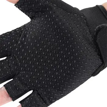 1Pair Gel za Pol Prsta Kolesarske Rokavice Anti-Slip Anti-znoj Izposoja Levo-Desno Roko Rokavice Anti Šok MTB Cestno Kolo Športne Rokavice