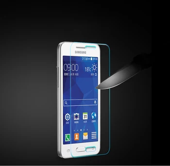 2.5 D 0,3 mm Premium Kaljeno Steklo Screen Protector for Samsung Galaxy Core 2 G355h Kaljeno zaščitno folijo brezplačna dostava