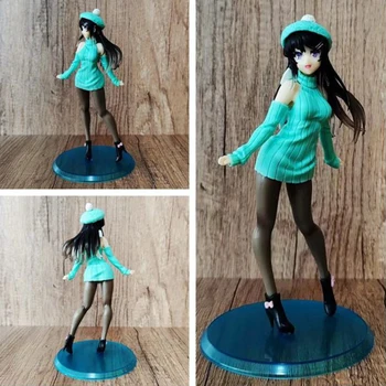 20 cm Porednež Ne sanja, Zajček Dekle Senpai Dejanje Slika Senpai Sakurajima Mai Kolokacija Model Figur Desk Dekor Igrače