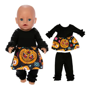 2021 Novo lepo Halloween obleko, ki ustreza Za 43 cm Baby Doll 17inch Rodi Punčko Dodatki