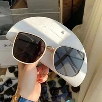 2021 Trend Kvadrat sončna Očala Ženske Letnik Prevelike sončne Očala za Moške blagovne Znamke, Modni Oblikovalec Prostem UV400 Gafas De Sol