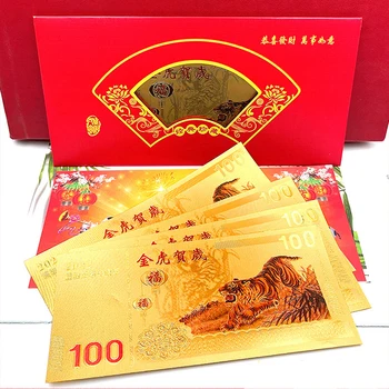 2022 Kitajsko Leto Tiger Original Spominski Kovanec Zbirka Obrti Novo Hongbao