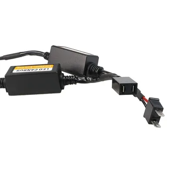 2Pcs H7 LED Smerniki Dekoder Adapter Canbus Nepremočljiva Anti-Utripanja Pas Žarnice Upor Dekoder Opozorilo o Napaki Žiga
