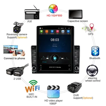 4G LTE Android 10 Za Hyundai Rohens Genesis Coupe 2009-2011 Tesla Tip Multimedijski Predvajalnik Avto DVD Predvajalnik Navigacija GPS Radio
