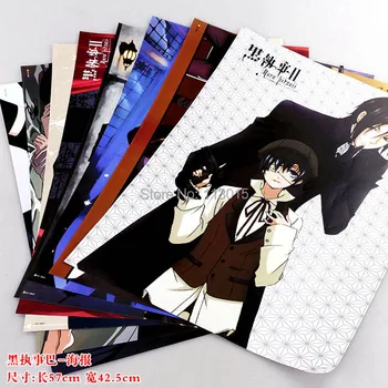 8pcs/veliko Anime Plakat Black Butler, Plakati, Slike 2 velikosti 58x42CM vključene 8 različnih modelov Visoke kakovosti Reliefno
