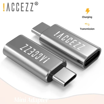 !ACCEZZ OTG USB C Adapter Tip C za Razsvetljavo, Za iPhone Kabel, Ženski Polnjenje Podatkov Za Huawei P30 Samsung S9 S10 Mi 9 Pretvornik