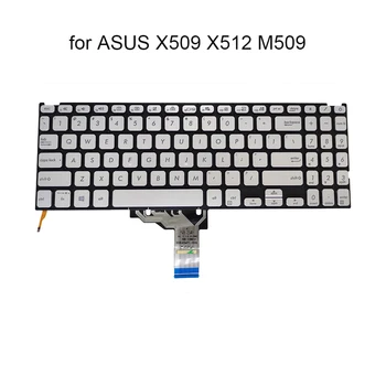 Ameriški angleščini laptop osvetljene tipkovnice zamenjava tipkovnice za ASUS Vivobook M509 X509 X509F X509U X509UM X509FA X509MA X509DA BA
