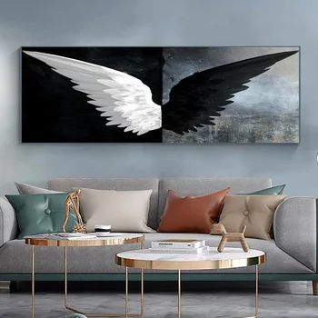 Angel s krili Wall Art Platno Slikarstvo Plakatov In Fotografij Povzetek Letnik Angel Krila Slike za Dnevna Soba Dekoracijo Doma