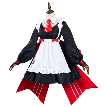Anime Genshin Vpliv Cosplay x KFC Noelle Devica Obleko Cosplay Kostum Halloween Carnival Obleko