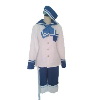 Ansambel Zvezde, Mornarsko Uniformo Mashiro Tomoya Nito Mazuna Tenma Mitsuru Shino Hajime Cosplay Noši s klobukom 11