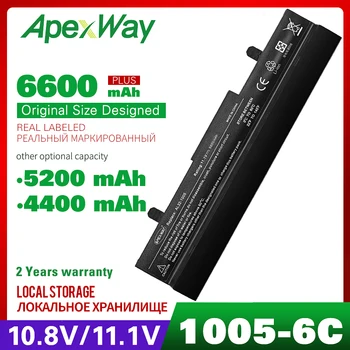 Apexway laptop baterije 4400mAh za Asus Eee PC 1001P 1001PX 1005PX 1005 1005P 1005HA AL31-1005 AL32-1005 ML32-1005 ML31-1005