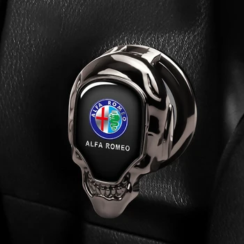 Avto Start Stop Tipka Kritje Dekoracijo za Alfa Romeo 147 155 156 159 Mito Krajina GT Giulietta Stelvio Brera 166 Notranjost