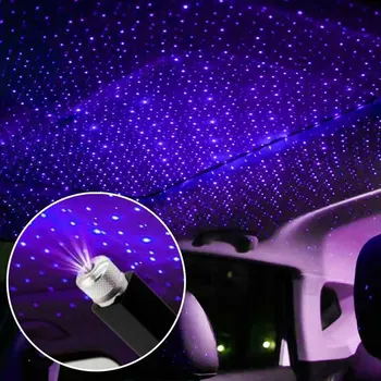 Avto Streho LED Star Noč Svetlobni Projektor Vzdušje Galaxy Lučka ZA Jeep Wrangler Jeep Grand Cherokee Kompas Renegade Svobode
