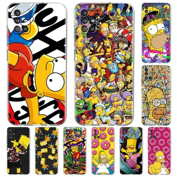 Disney Jasen Primer Za Samsung Galaxy A51 A52 A12 A32 A72 5G A21s A71 A31 A50 Pregleden Mehko Kritje Risanka Homer Simpsons Coque