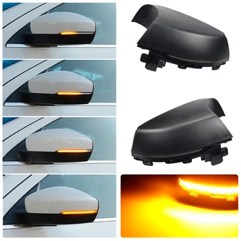 Dynamic Led Avto Blinker Strani Ogledalo Oznako Vključite Opozorilne Luči luči Za Volkswagen VW Polo MK5 6R 6C 2009-2017 Dodatki