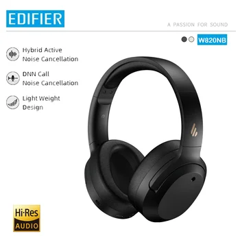 EDIFIER W820NB ANC Brezžične Bluetooth Slušalke Hi-Res Audio Bluetooth 5.0 40 mm Gonilnik Tip-C Hitro Polnjenje Hibridni ANC