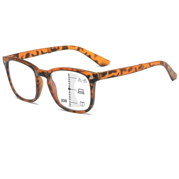 Elbru Postopno Multi-focal, ki je Jasno Objektiv Obravnavi Očala Ženske Moški Anti Modra Svetloba Presbyopia Očala Dioptrije +1.0 +4.0