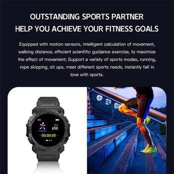 FD68S 1.44 v Pametno Gledati Moški Ženski Smartwatch Srčni utrip BP Zaslon Bluetooth Športna Fitnes Tracker Za Huawei Xiaomi Za Ios