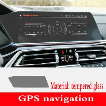 GPS Navigacijski Zaslon HD, Kaljeno Steklo Zaščitno folijo notranje zadeve TPU Zaščitno folijo anti-scratch Za BMW X5 G05 2020 2021
