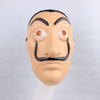 Halloween La Casa De Papel Dali Cosplay Masko za Moške Salvador Dalí Masko za Pusta Božič dali Maske