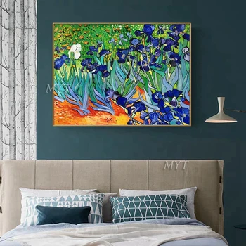 Handpainted Van Gogh Razmnoževanje Abstraktna Umetnost Platno Krajinskega Slikarstva Na Steni Moderne Stenske Slike Za Dnevno Sobo Art