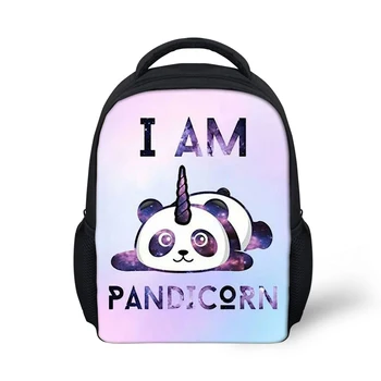 HaoYun Vrtec Študentov Nahrbtnik Panda Samorog Vzorec Dojenčki Šole, Knjige, Torbe Risanka Živali Design otroške torbice