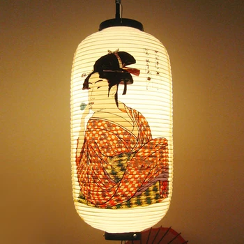 Japonski Saten Krpo Luč Za Novo Leto Stranka Dekoracijo Suši Restavraciji Dekorativni Nepremočljiv Material Festival Tkanine Luči
