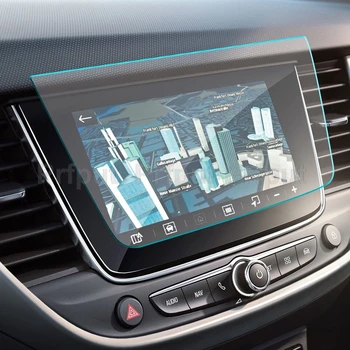 Kaljeno steklo screen protector film Za Opel Crossland 2017-2021 Avto radio, GPS Navigacija Notranja oprema