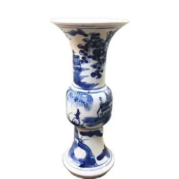 Kitajska Stare Porcelana Modre In Bele Porcelanaste Vaze