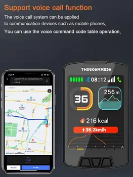 Kolo z Brezžičnim GPS merilnik Hitrosti Nepremočljiva Cestno Kolo MTB Kolo Bluetooth ANT Podporo GPS/Beidou/Galileo/Glonas