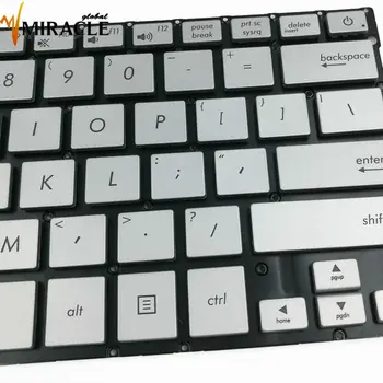 Laptop tipkovnici za ASUS UX301L UX301LA UX301 UI NAM angleški postavitev Srebrno čisto nov NB0-362BUS00 9Z.N8JBU.B01 0KN0-QD2US13