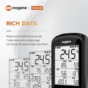 Magene C406 Lite Kolo z Brezžičnim GPS merilnik Hitrosti Nepremočljiva Cesto, MTB Kolo Bluetooth ANT