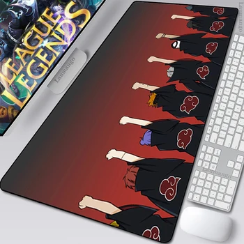 Mausepad Kakashi Gaara Sasuke N-Narutos Vroče Tipke Miške Velike Računalniške Opreme Mousepad Podjetje, Gamer Tipkovnice Desk Mat Pc Xl