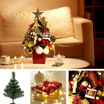 Mini Božično Drevo Aritificial Namizje Xmas Tree Doma Hotel Nakupovalnem središču za Božično zabavo Doma Okrasni Dodatki