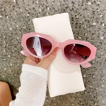 Moda Irrgular Trend sončna Očala Ženske Letnik Prostem Platic Odtenek sončna Očala Plaži, Priljubljen UV400 Debelo