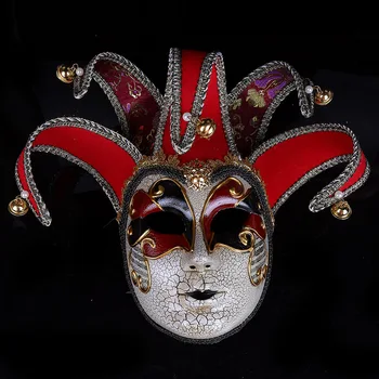 Novo High-end Beneški Maškarada Masko, Masko Evropi in Združenih državah amerike Halloween Klovn Masko Prikaz Zaloge