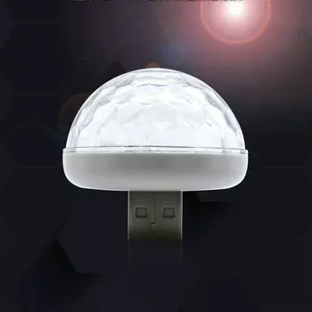 Novo Stropno Svetilko Z USB LED Avtomobilske Notranjosti Dekorativne Luči Vzdušje Svetlobnih, Neon, Pisane Svetilke Zanimivo Prenosni