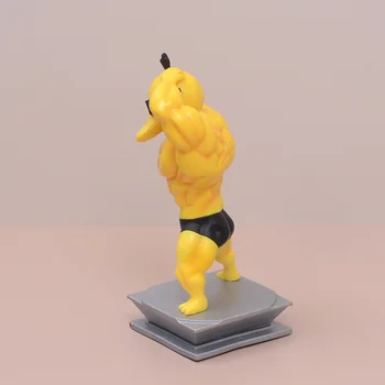 Pokemon Mišice Pikachu Gengar Psyduck Bulbasaur Charmander Squirtle Močno Kawaii Anime Akcijska Figura Model Lutka Igrače Otroci Darilo