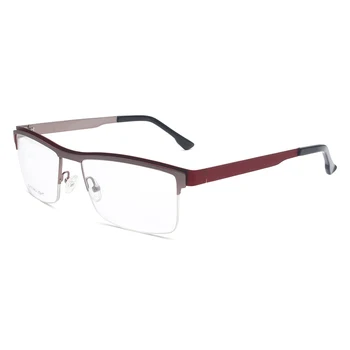 Pol Platišče Kovinsko Očala Okvir Iz Nerjavečega Jekla Optična Očala Na Recept Očala Vizijo Popravljanje Očal