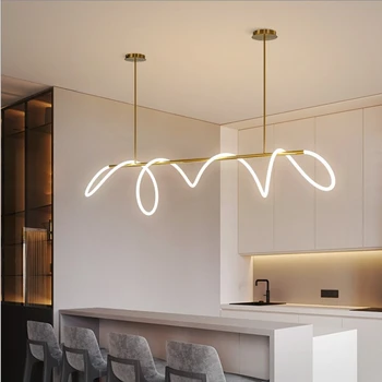 Post moderne jedilnice trakovi, žarnice ustvarjalne cev art bar oblikovalec dnevna soba lučka kavarna art recepciji Lestenec