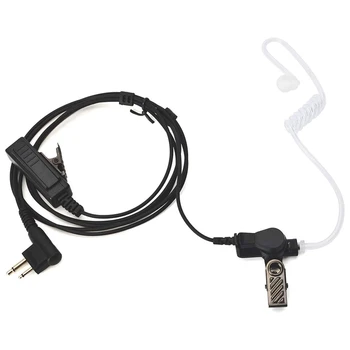 Prikrito Akustična Cev za Varnostni Telesni stražar Slušalke Slušalke PG Mic Združljiv za Motorola CP040 DP1400 GP68 GP88