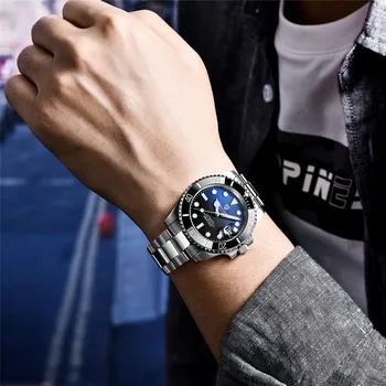 Relogio Masculino PAGANI Design Moških Samodejni Watch Safir Luksuzni Mehansko ročno uro iz Nerjavečega Jekla Nepremočljiva Moški Gledajo