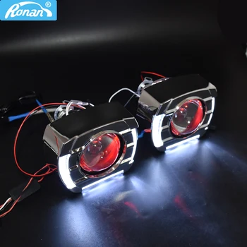 RONAN Avto Styling LED Optični Halo Angel Eyes Integrirane Zaščite 2.5