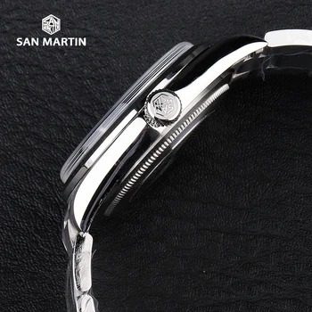 San Martin Explorer Poklon Limited Edition 39 mm Watch Letnik Mehanske YN55 Gibanje 10BAR Nepremočljiva Moške Samodejni Watch