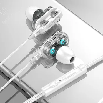 Slušalke 3.5 mm V uho Žični Mikrofon Nadzor Glasnosti Slušalke Za Galaxy S9 S10 S8 S7 S6 Huawei Pametni telefon Xiaomi Stereo Žične