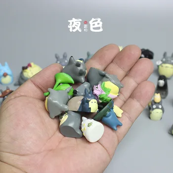 Studio Ghibli Anime Totoro Več Obrazcev, Brezosebna Človek Številke Desk Okraski Hayao Miyazaki Model Pravljice Vrt Miniature Dekor