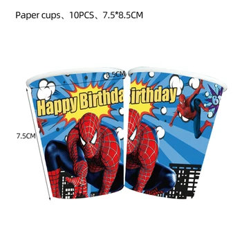 Superheroj Rdeče Spiderman Temo Stranki Dekoracijo Za Enkratno Uporabo Namizna Pokal Ploščo Plenice Torto Pokrivalo Otroci Rojstni Dan Dobave